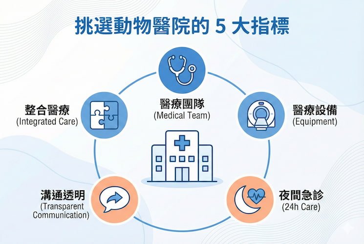 挑選動物醫院的5大指標