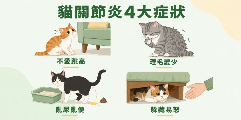 貓關節炎4大症狀