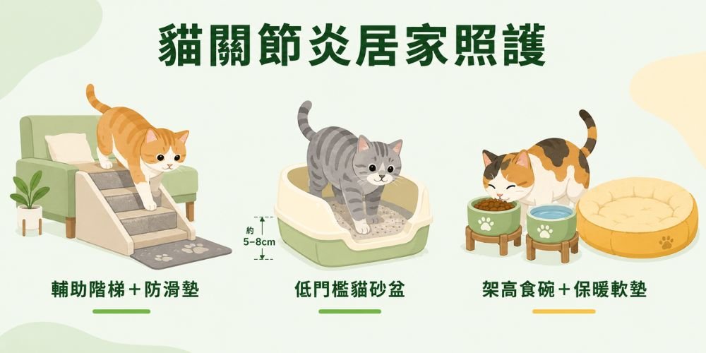 貓關節炎居家照顧建議